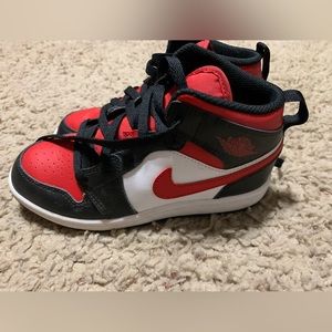Little boys Retro style Nike Jordan’s sneakers size 1